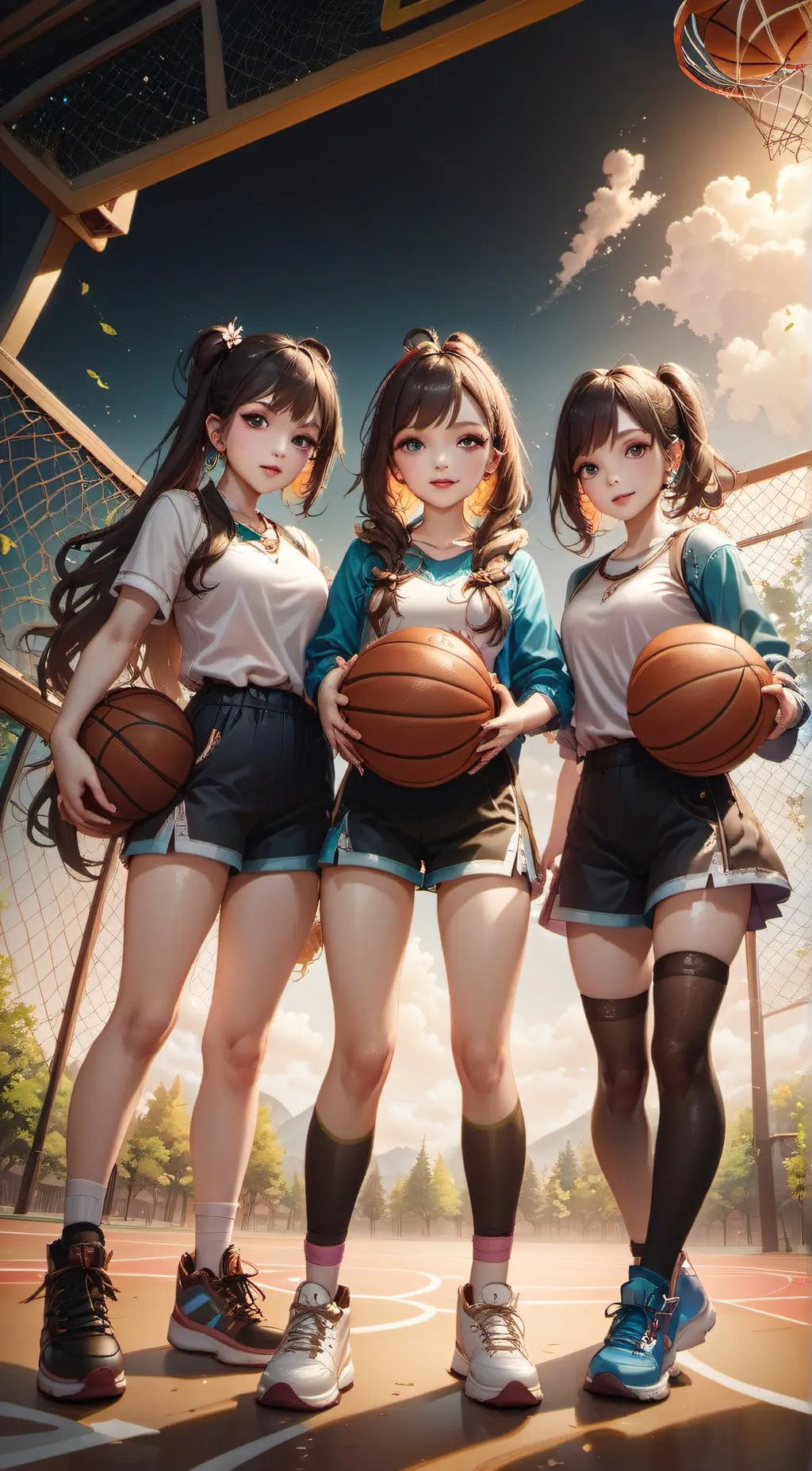 ai character: Ava Melanie Zoe background