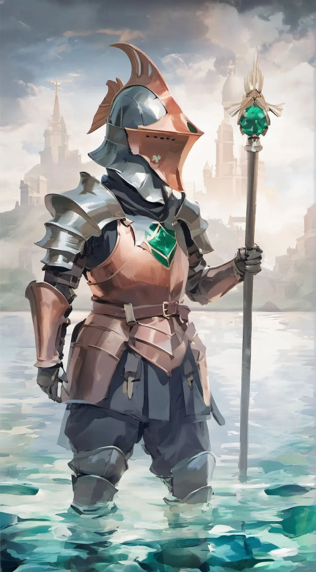 ai character: The Fish Knight background