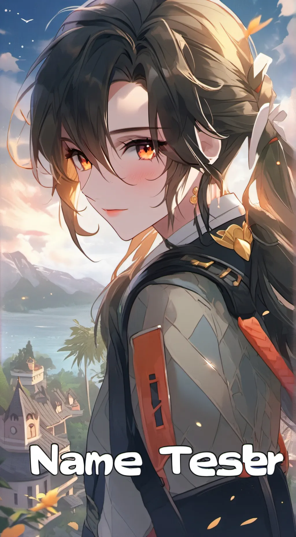 ai character: Name tester background