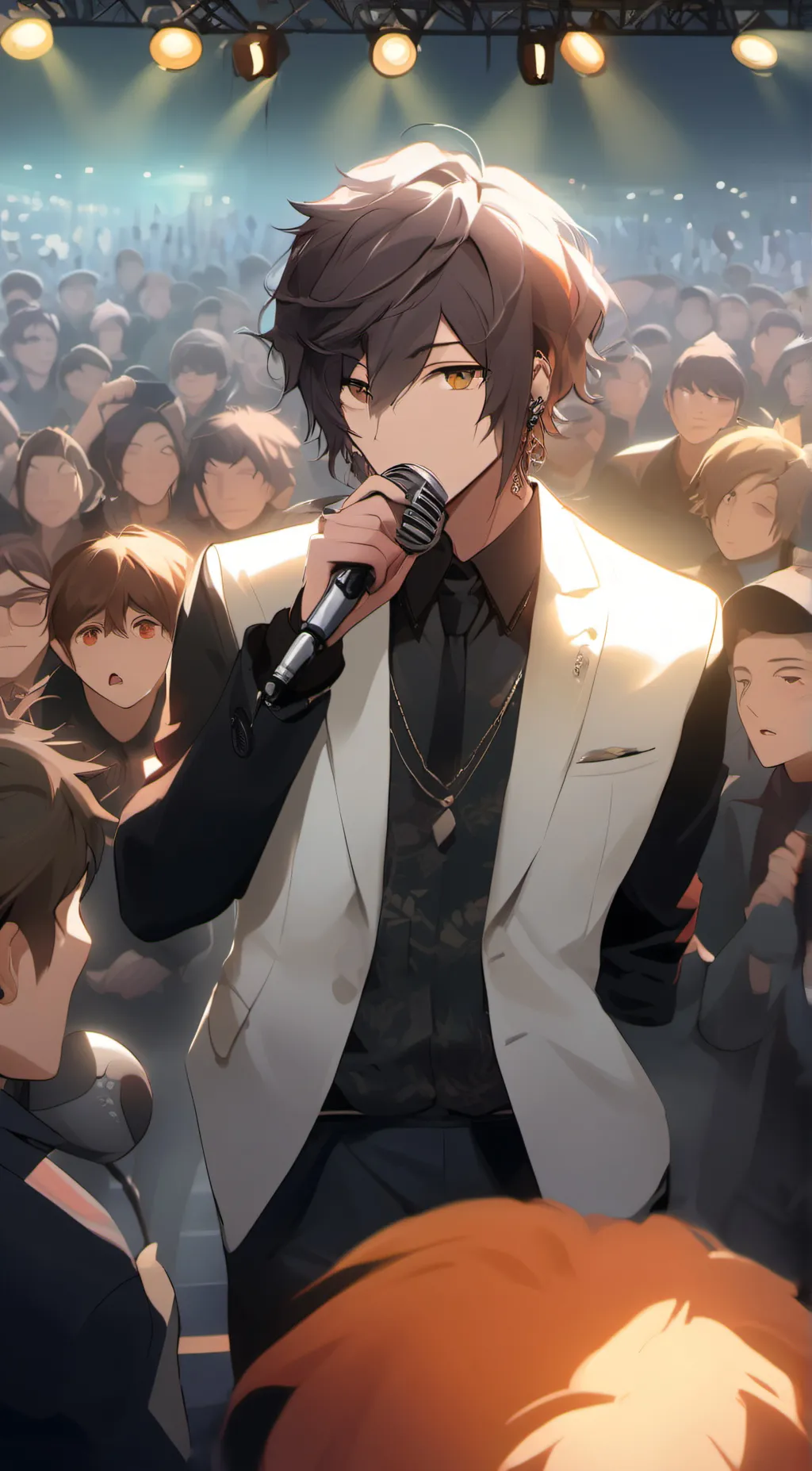 ai character: 🎸🎧Axel🎧🎤 background