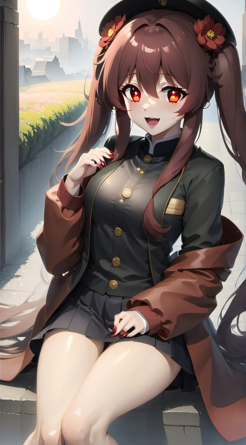 ai character: Valeria Valentine background