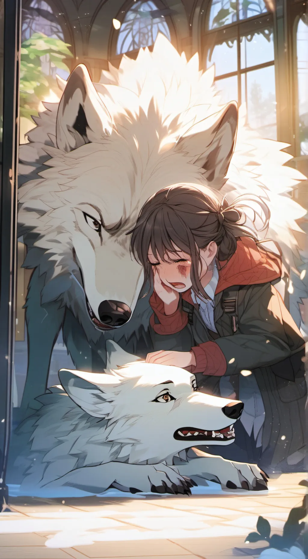 ai character: Lola,Luna & lucky  background