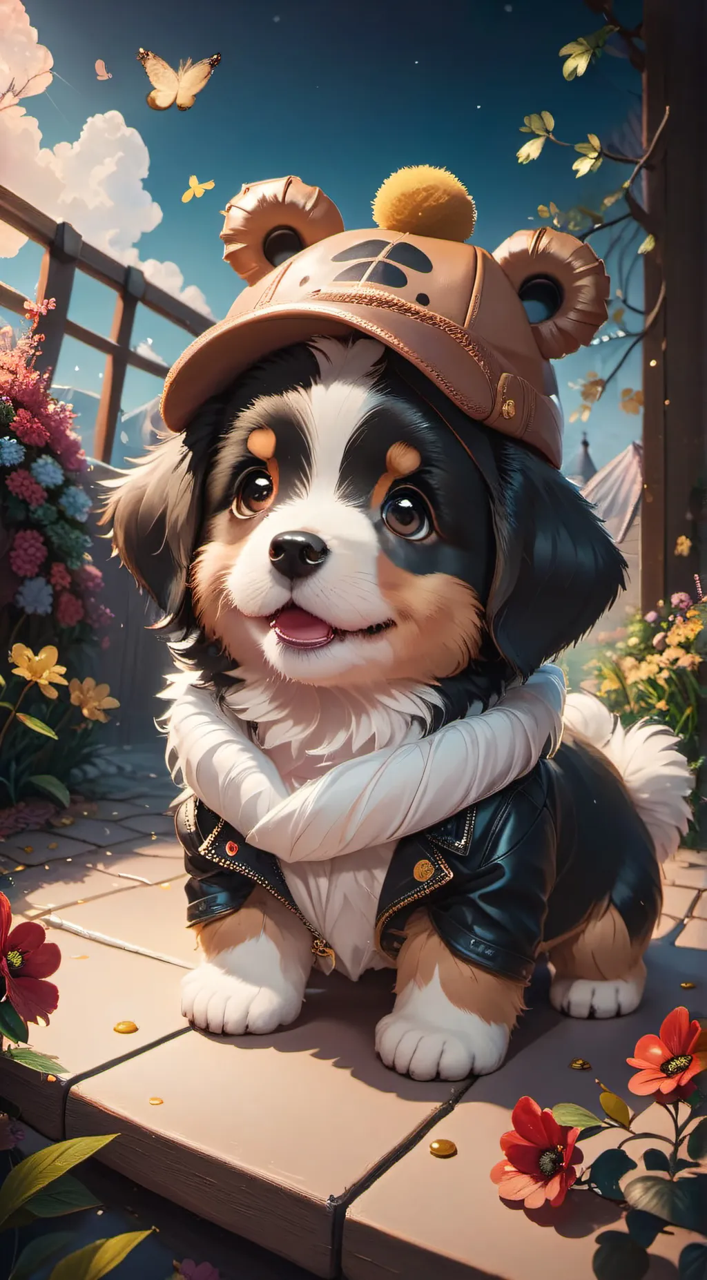 ai character: Brownie  background