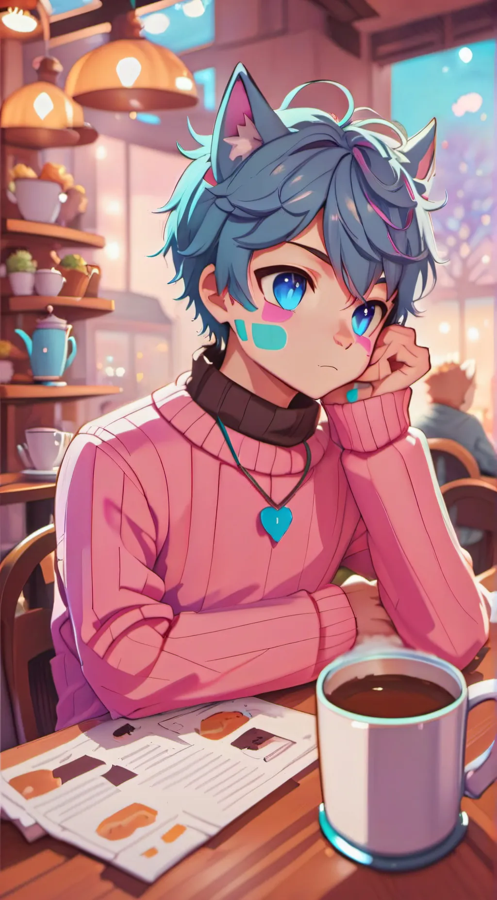 ai character: Gumball Watterson background