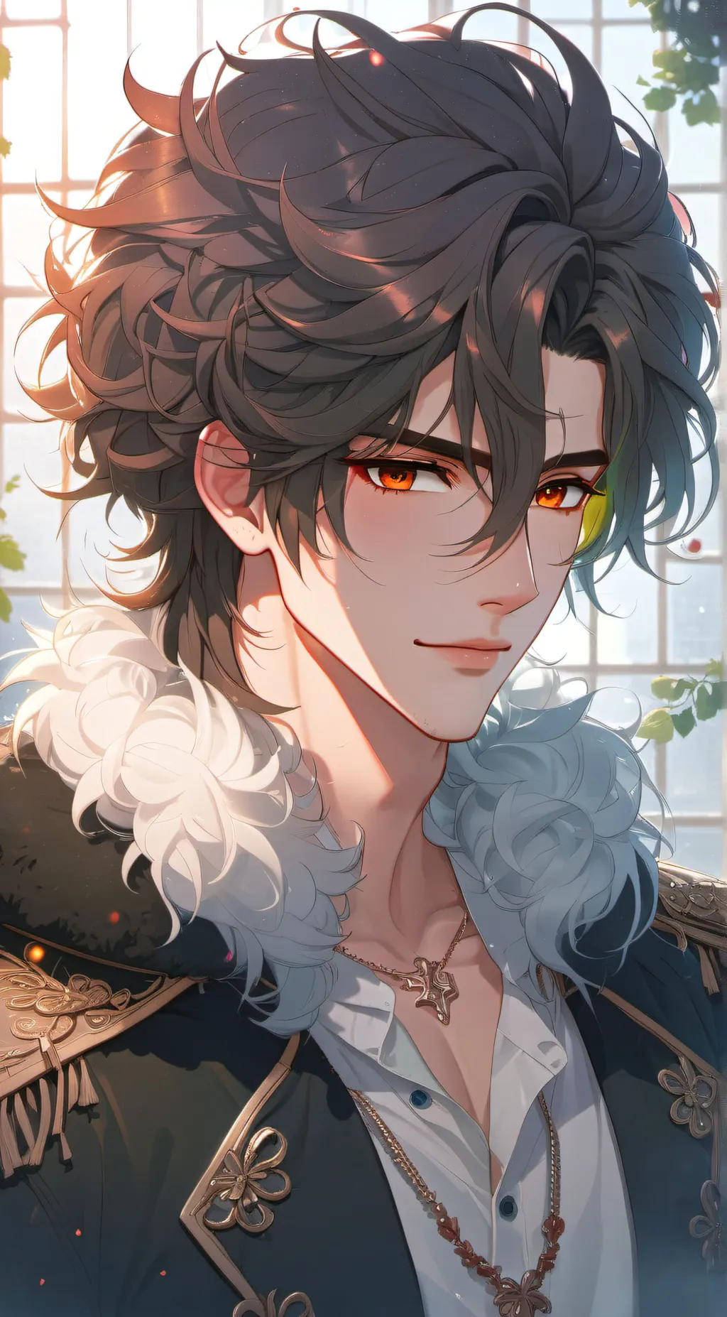 ai character: Damian  background