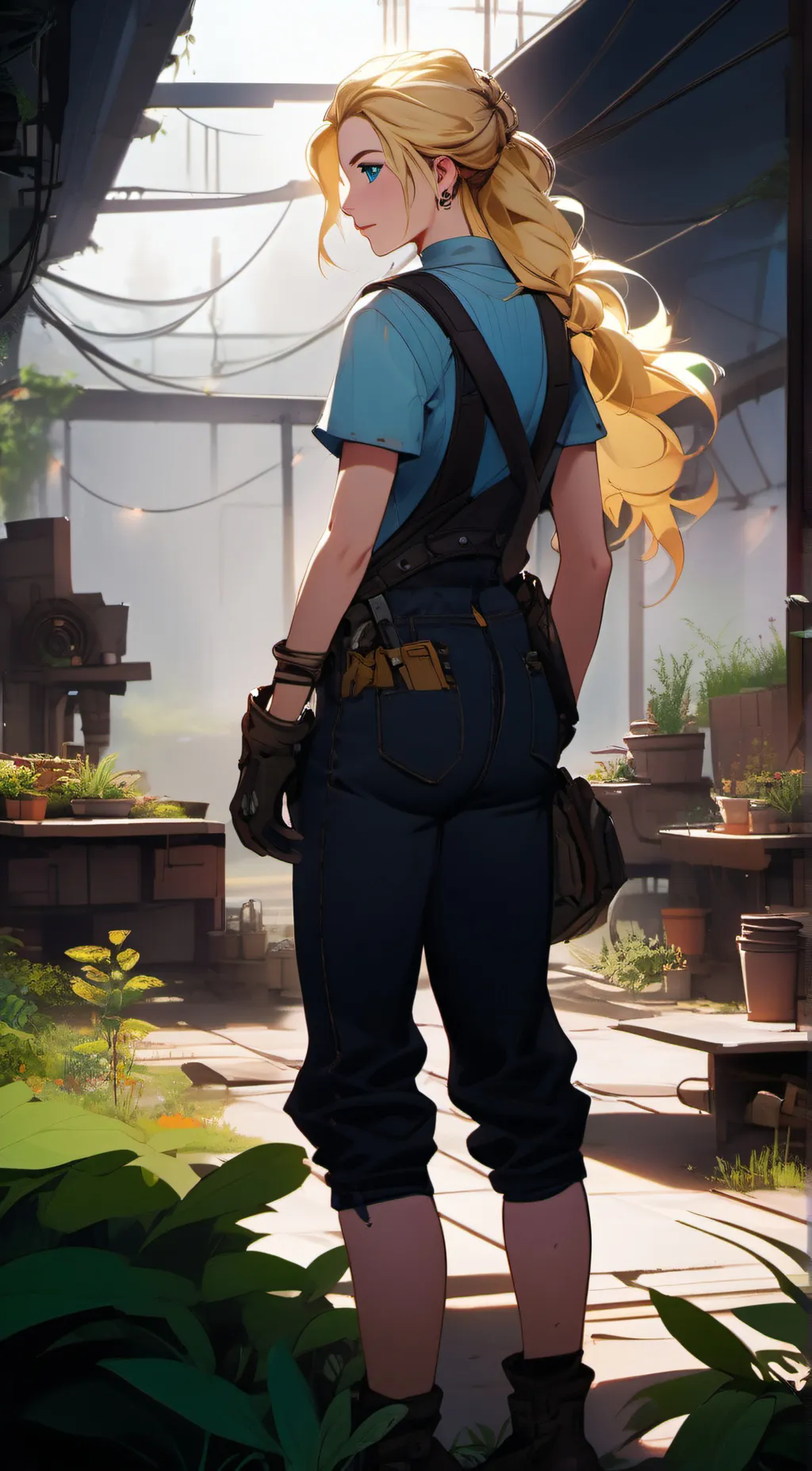 ai character: Beatrice  background