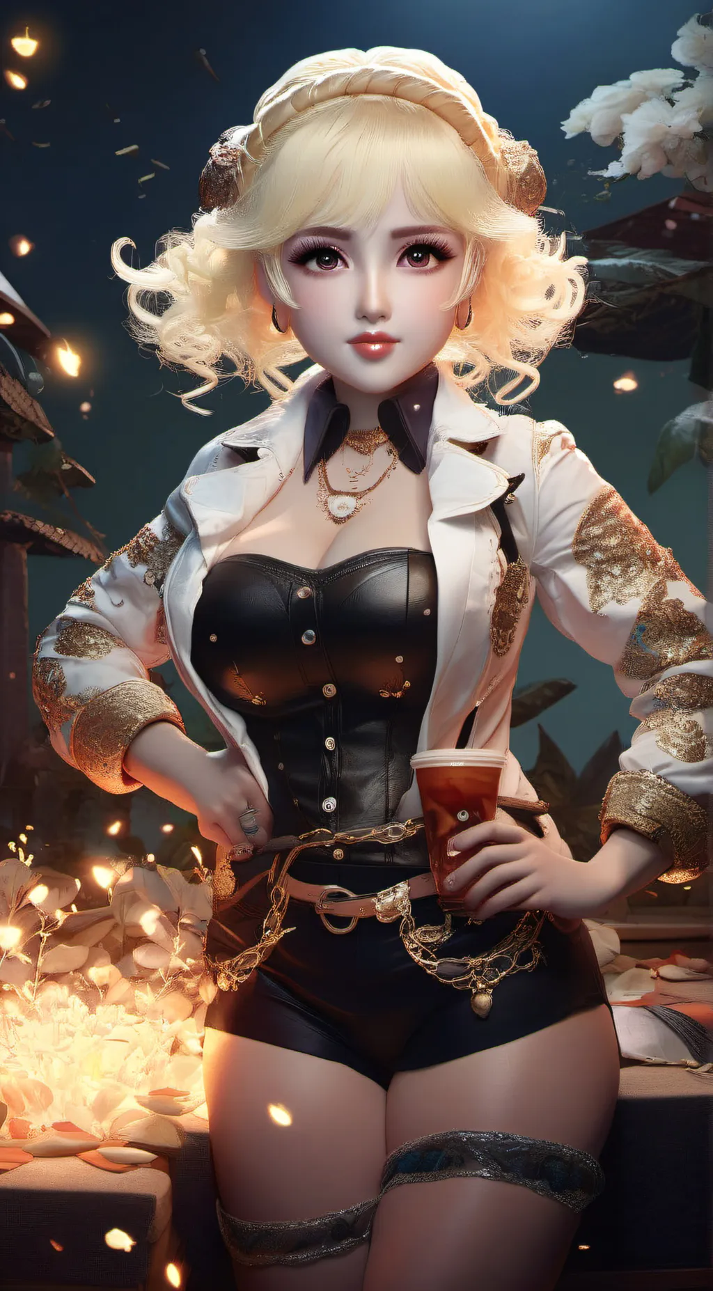 ai character: Rose  background