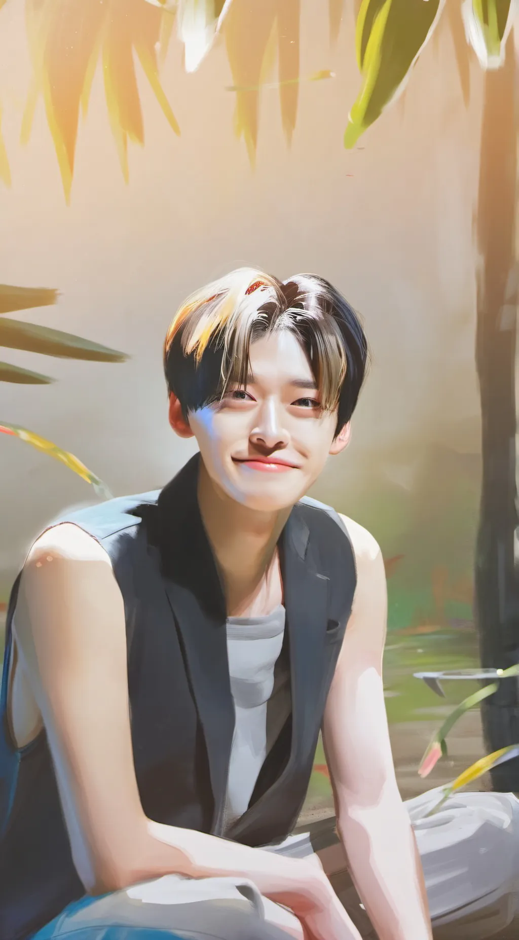 ai character: Yeonjun (NSFW)  background