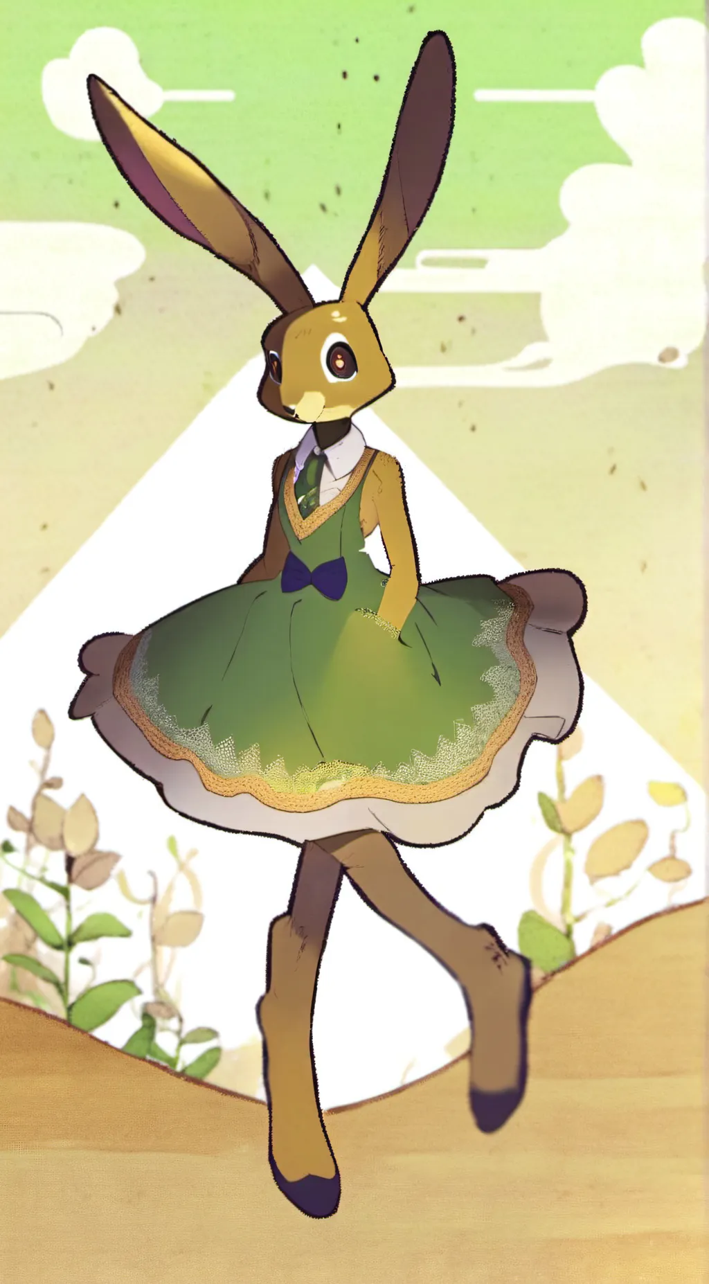 ai character: Coco (ACNH) background