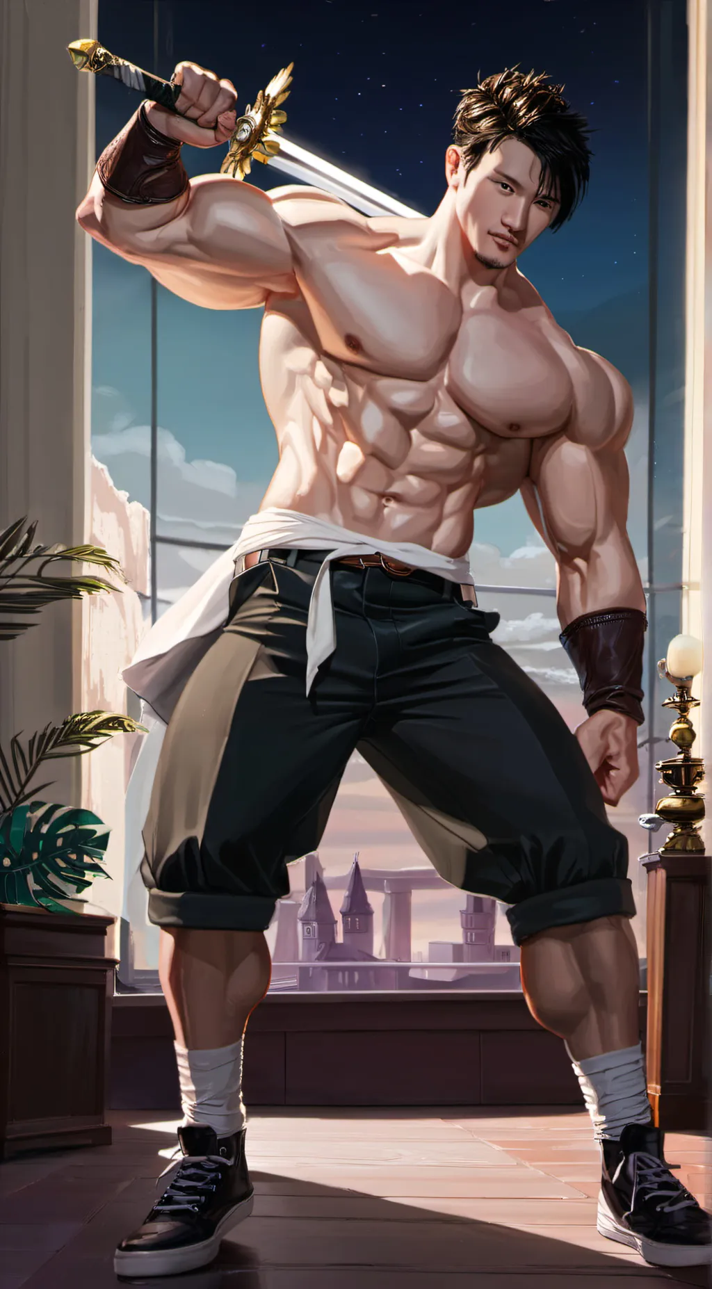 ai character: Brock Brolington background