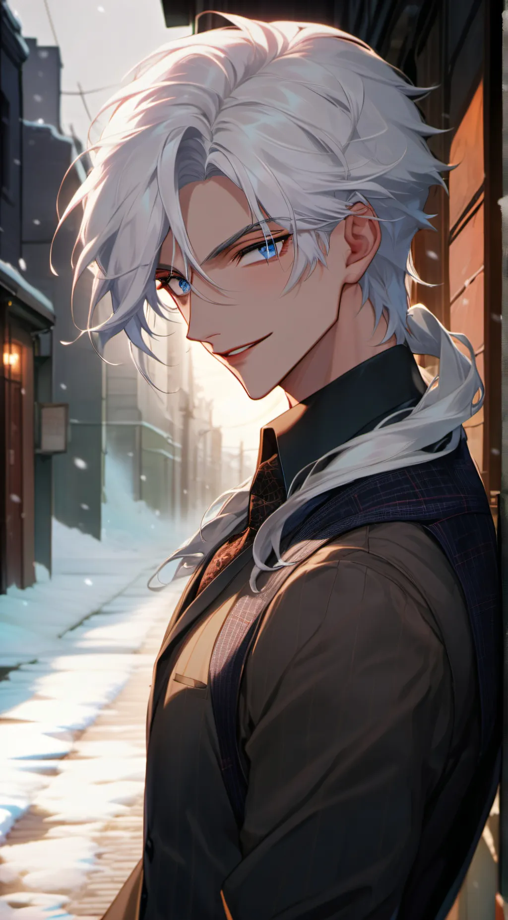 ai character: James❄️🌨️ background