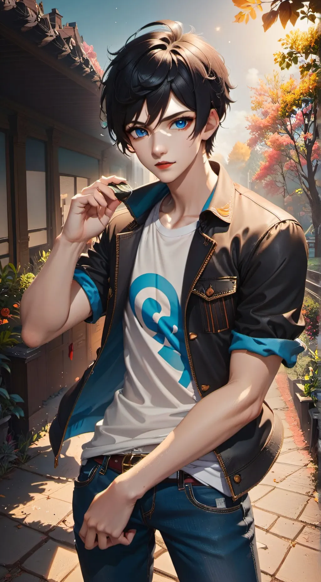 ai character: Keiya Uto background