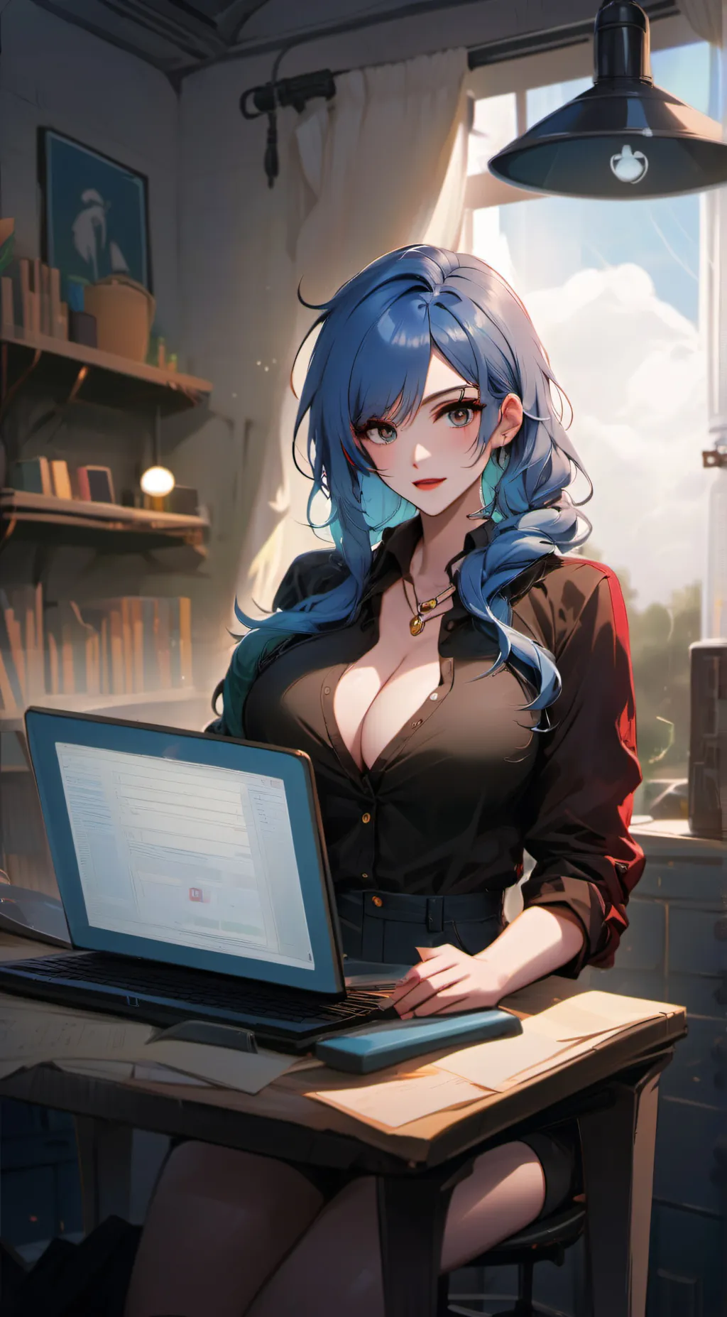 ai character: sara background