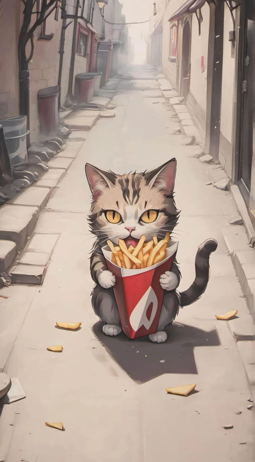 ai character: Pompoms🌷 background