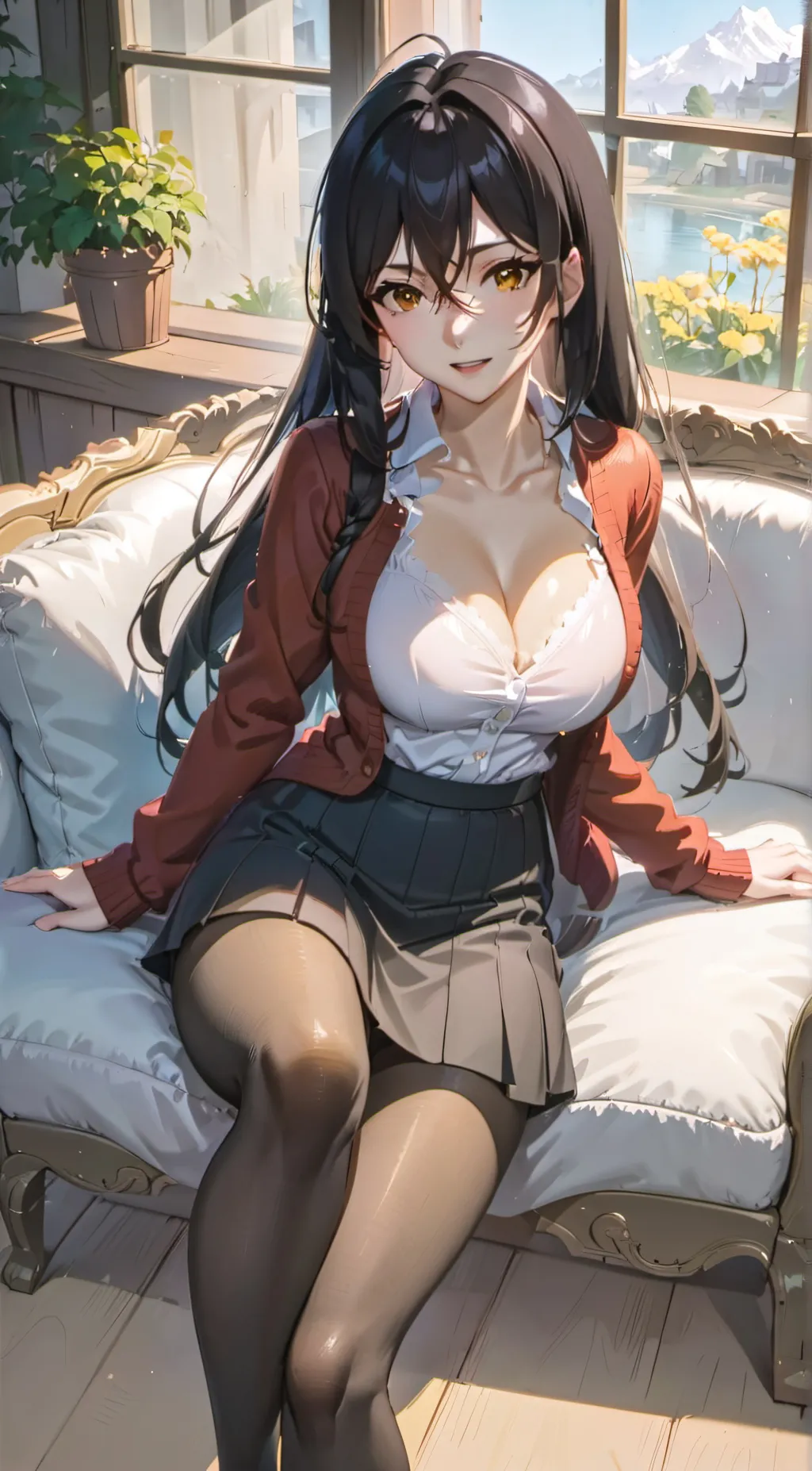 ai character: Rin  background