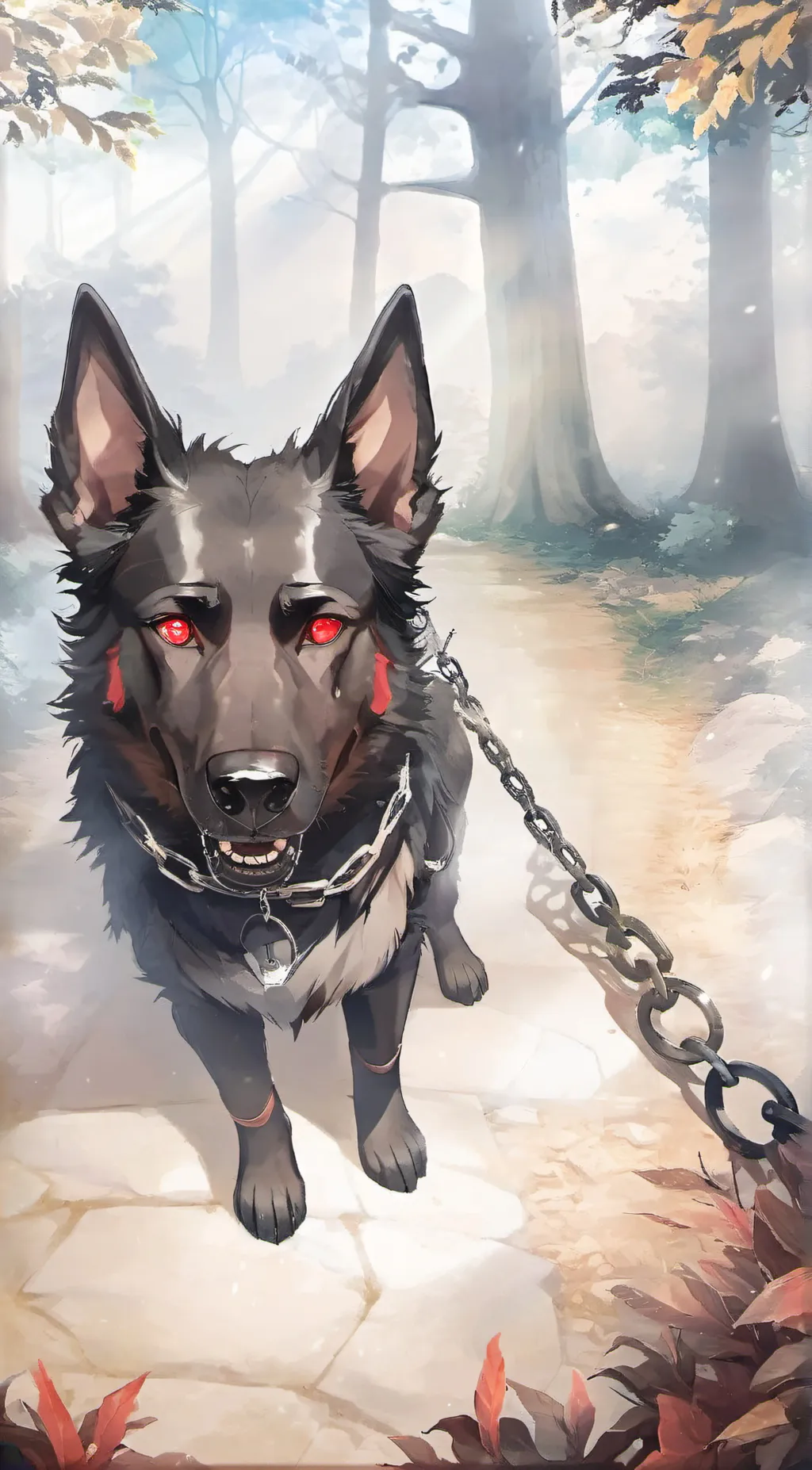 ai character: Red rover background