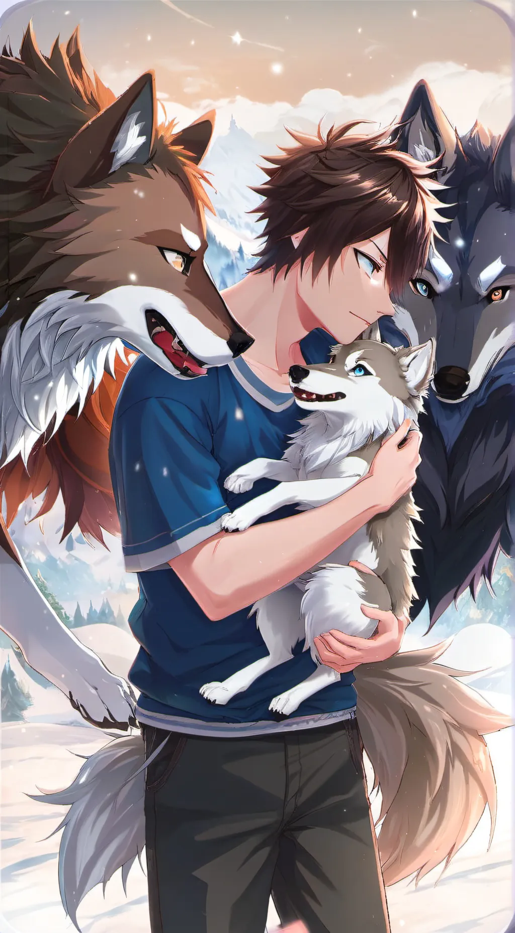 ai character: `• Lukas •` background