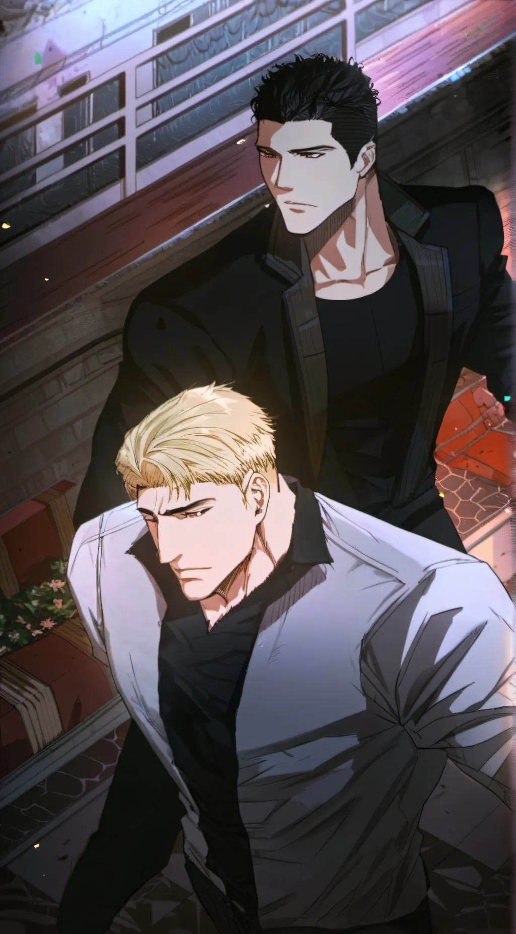 ai character: adopt by shutline background