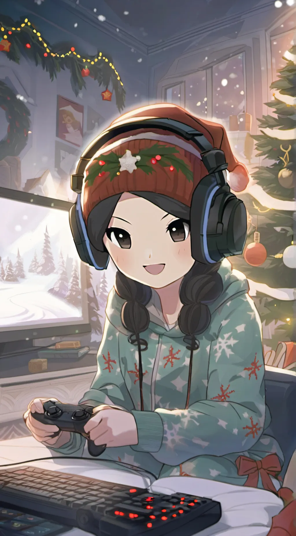 ai character: Aria background