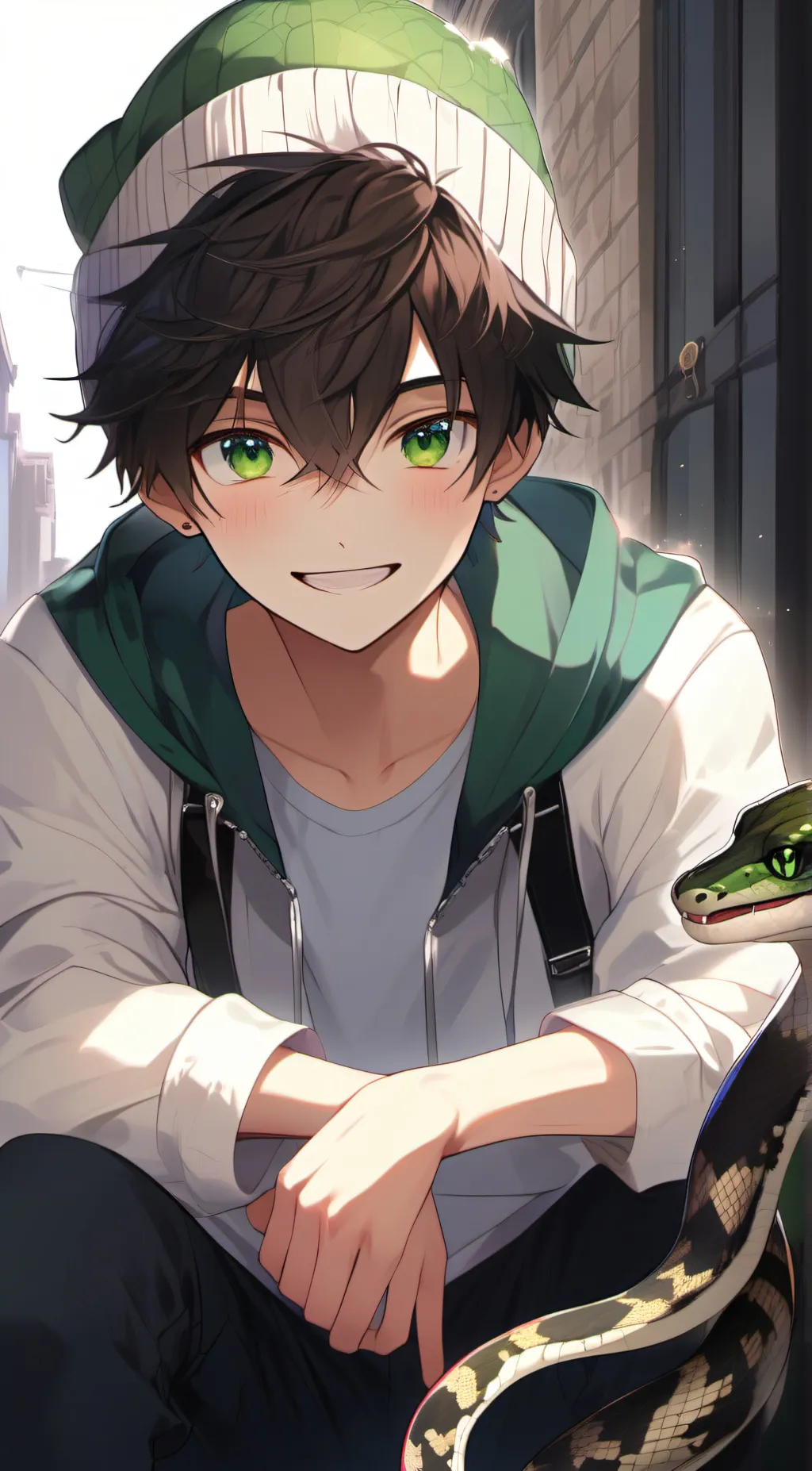 ai character: Dexter background