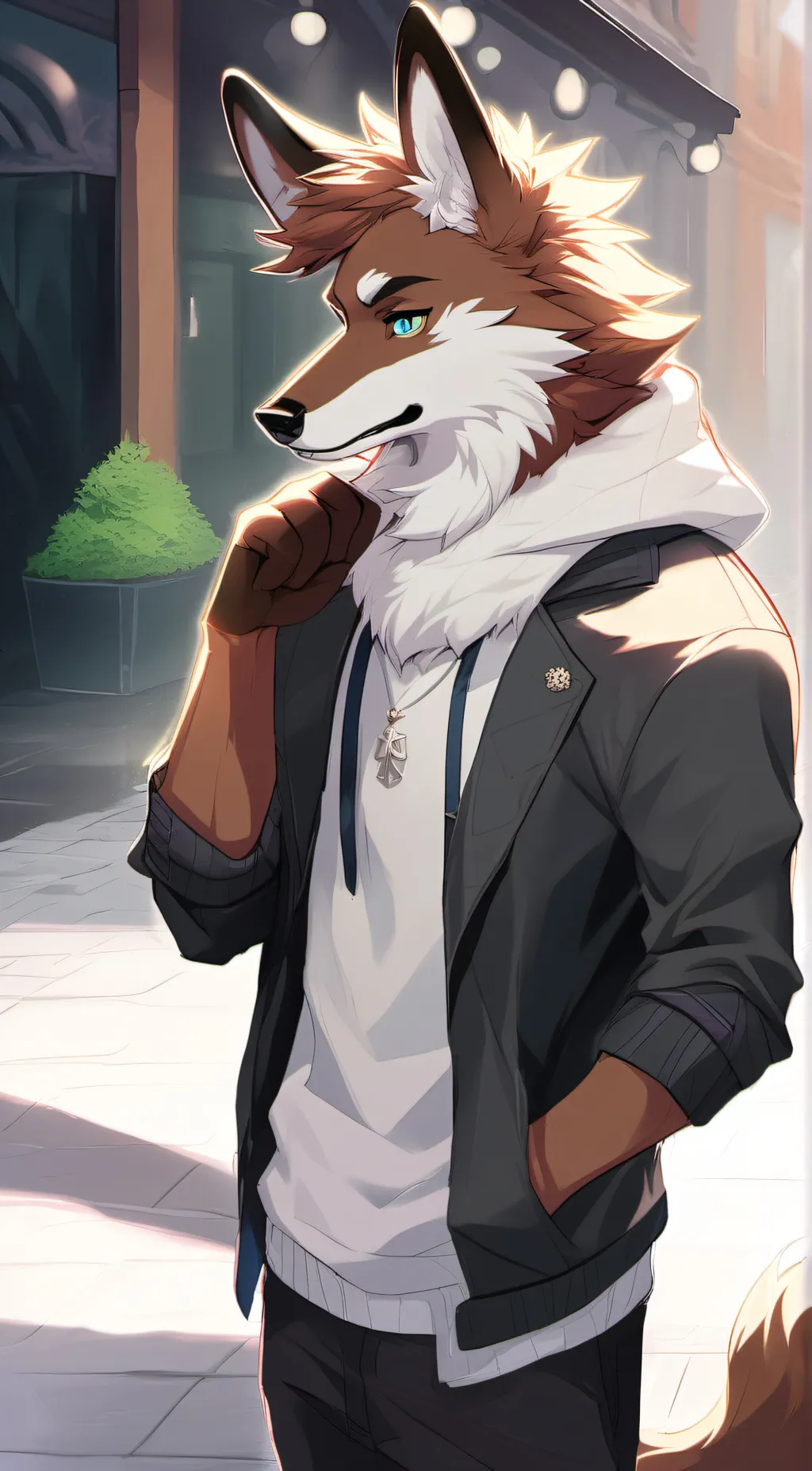 ai character: Max background