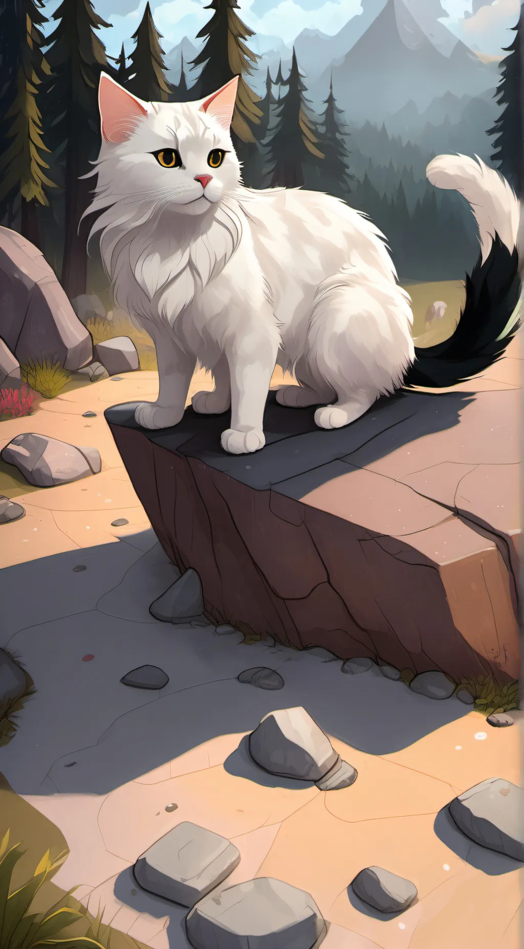 ai character: Forest background