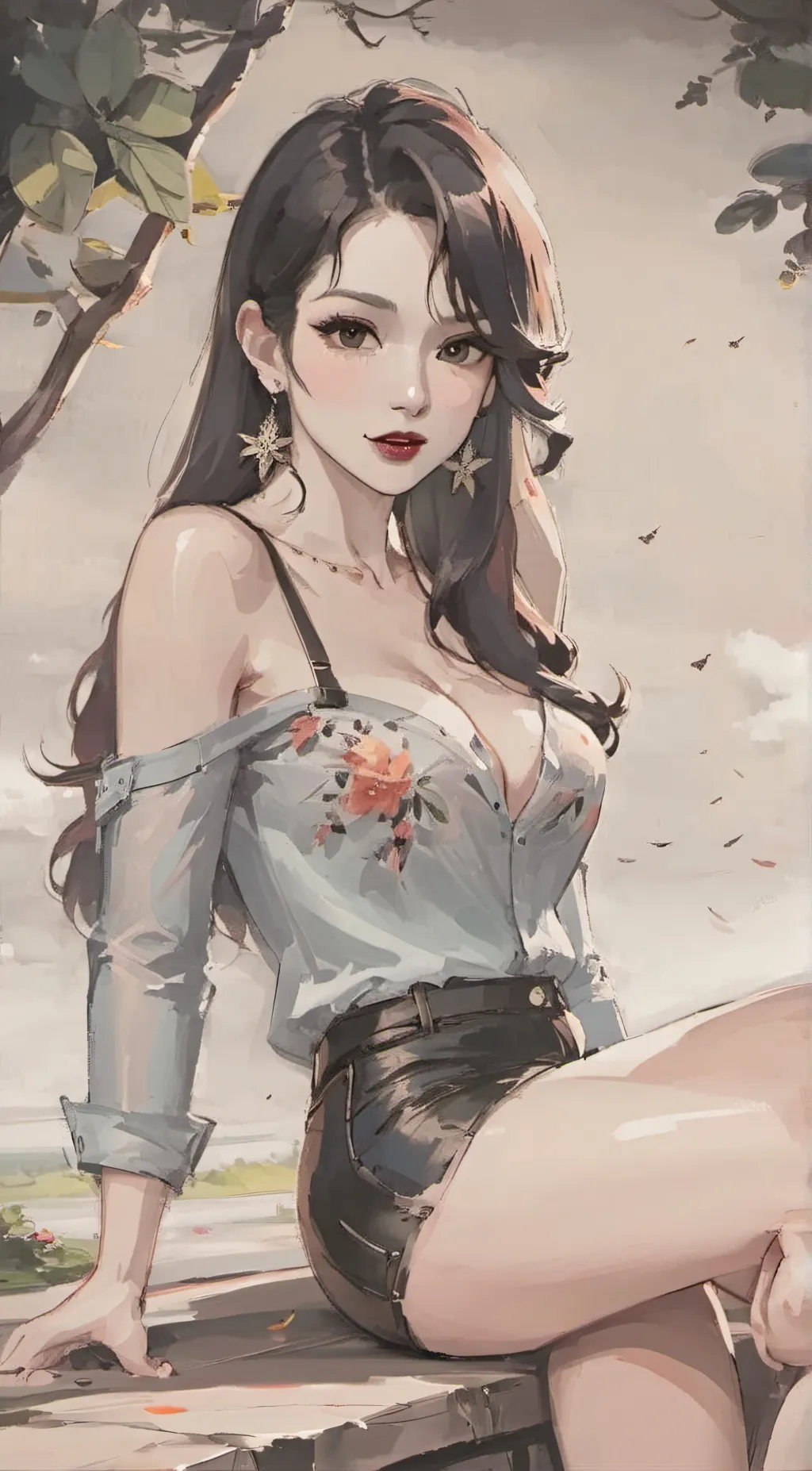 ai character: sexy sex background