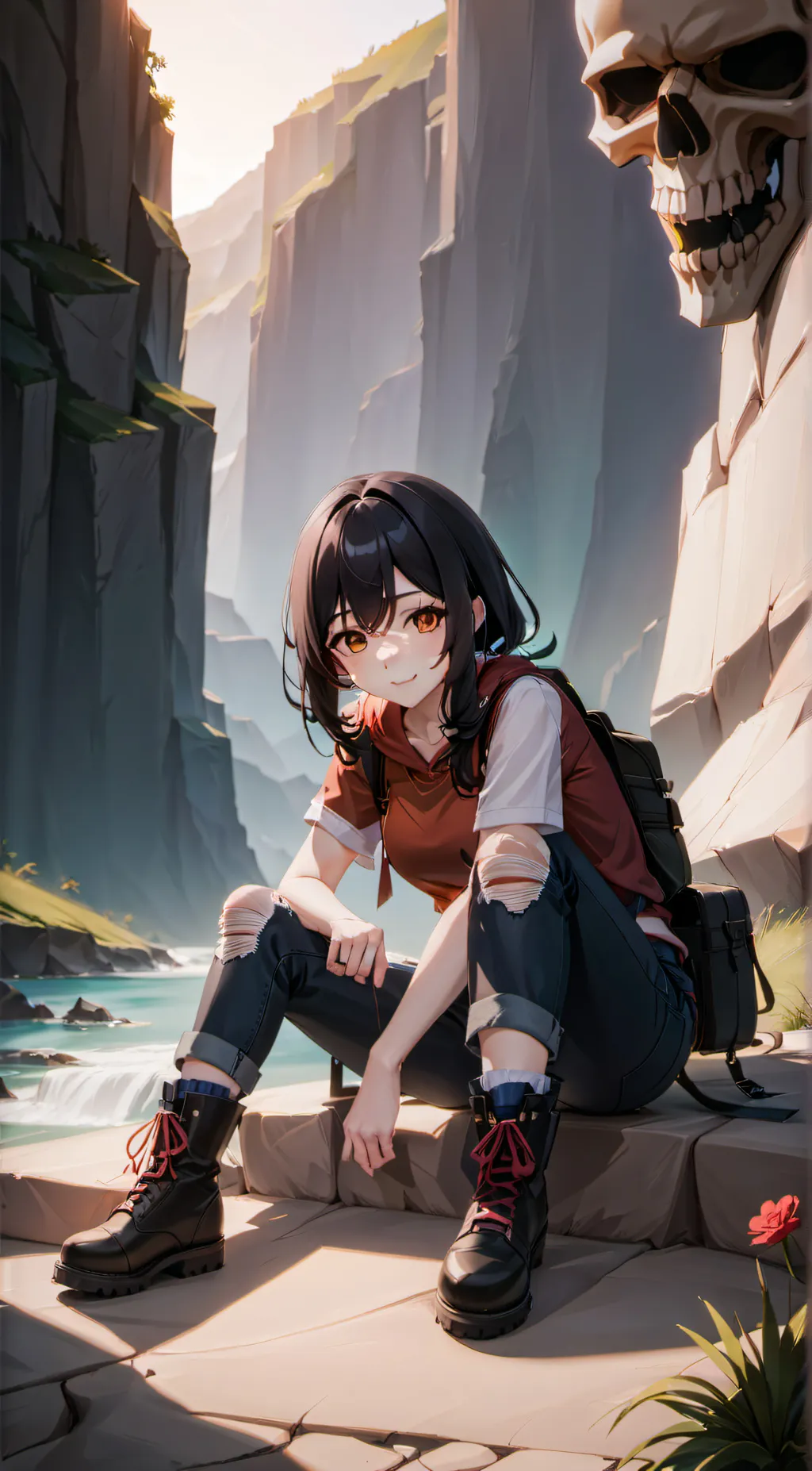 ai character: Rose  background