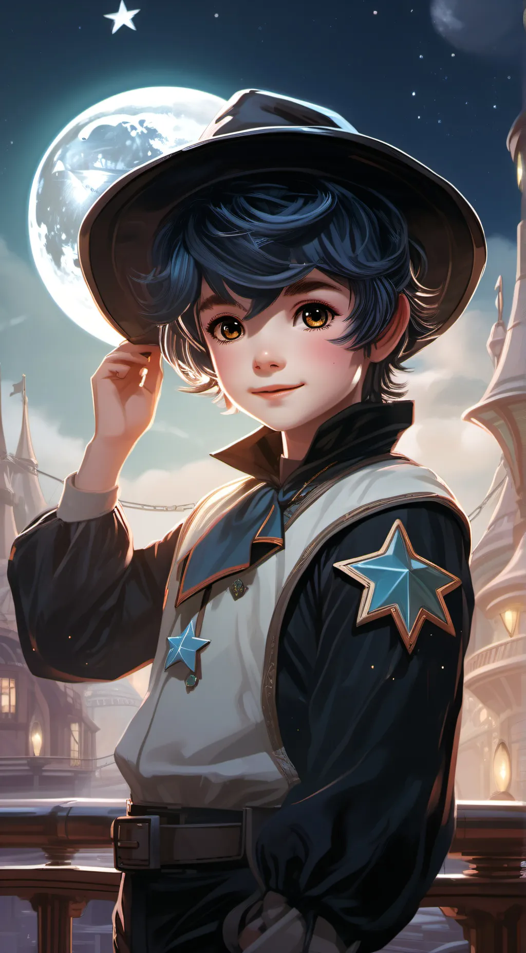 ai character: Moondrop background