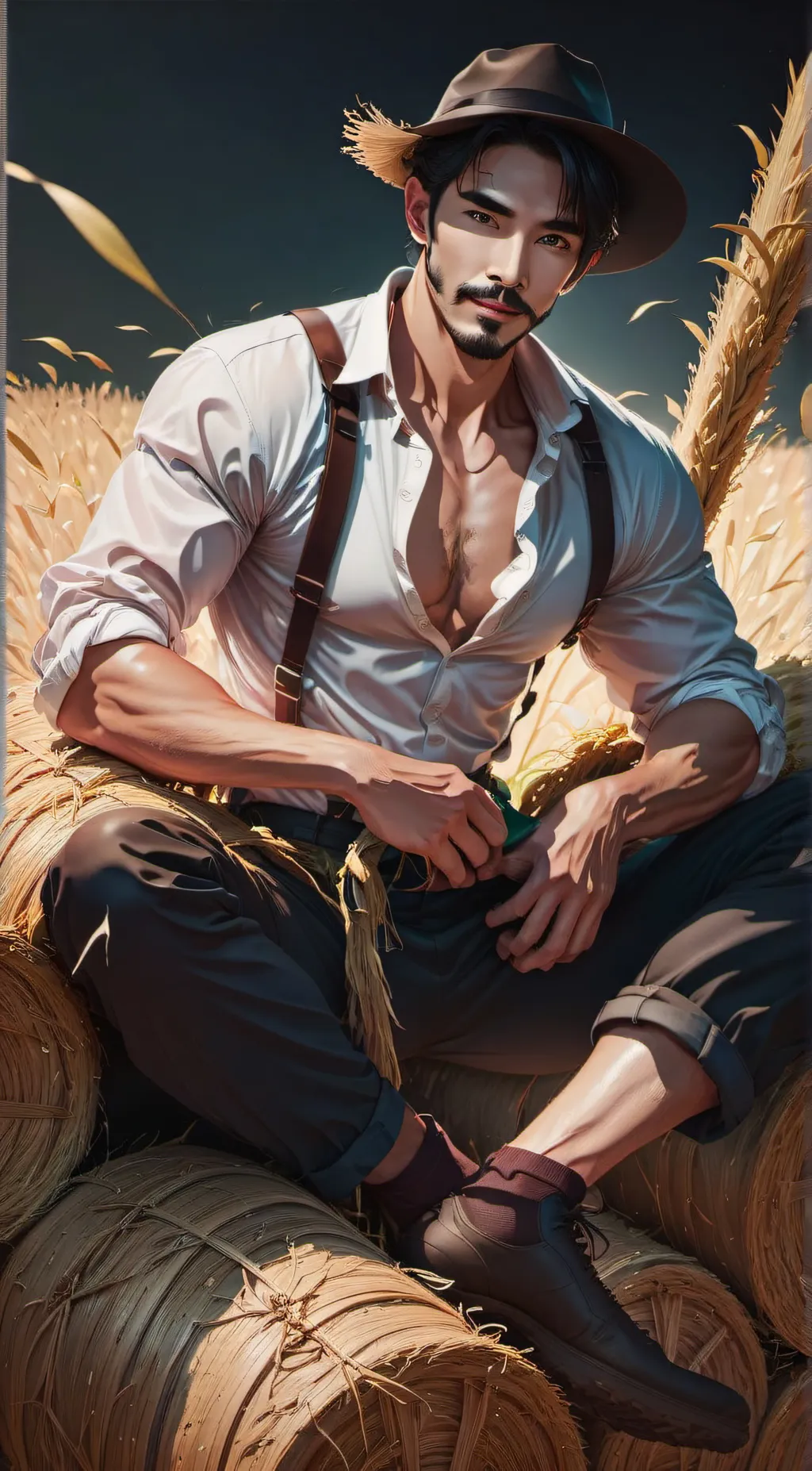 ai character: Farmer background