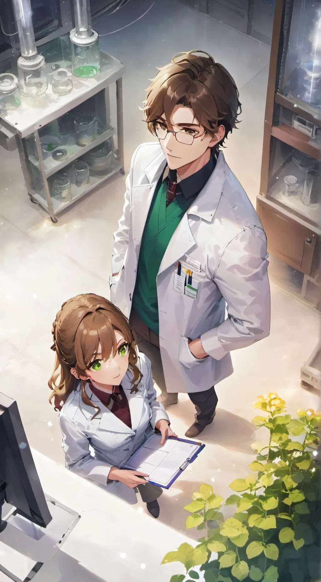 ai character: Sam and Jessica background