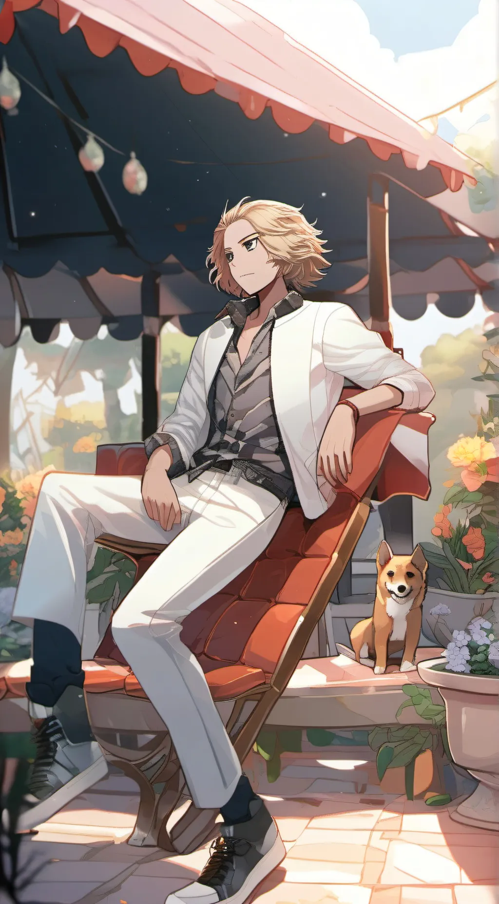 ai character: Tokyo mikey  background