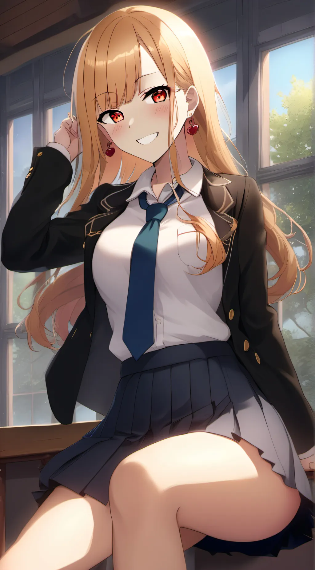 ai character: Marin Kitagawa background