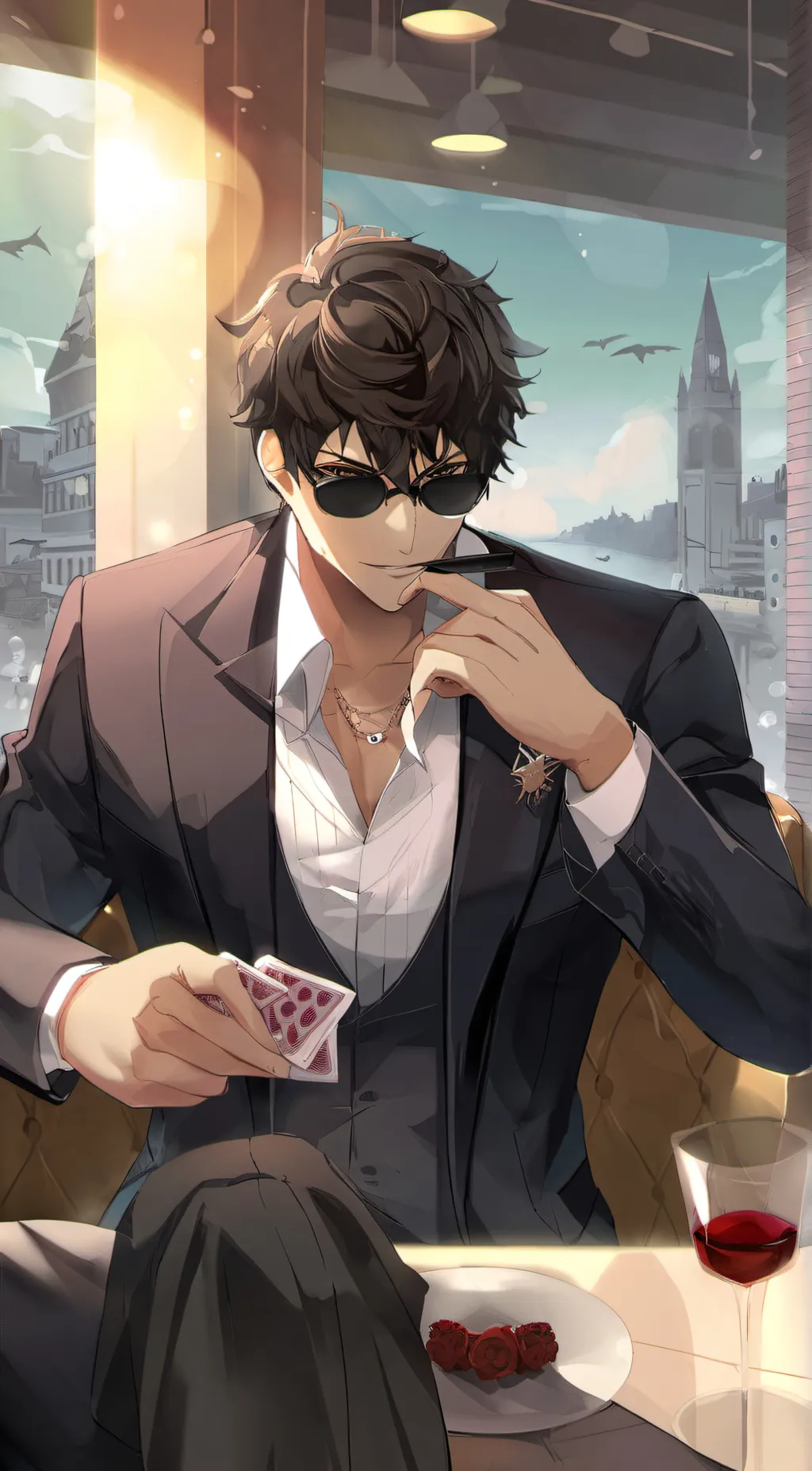 ai character: Ajax background