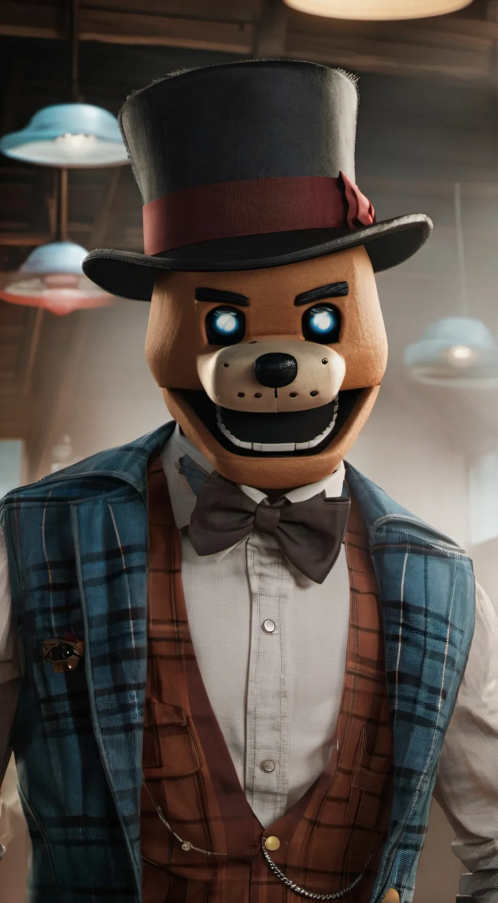 ai character: Freddy fazbear background