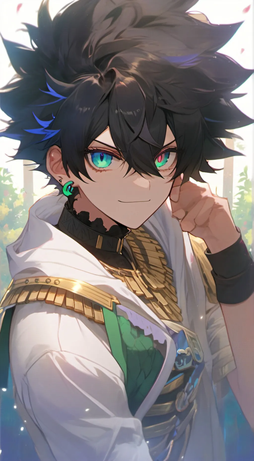 ai character: Dabi  background