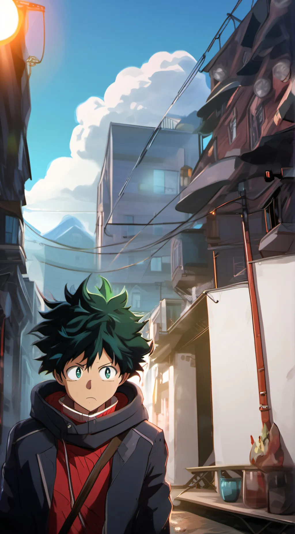 ai character: ❤️💚CLASS 1 A💙 background