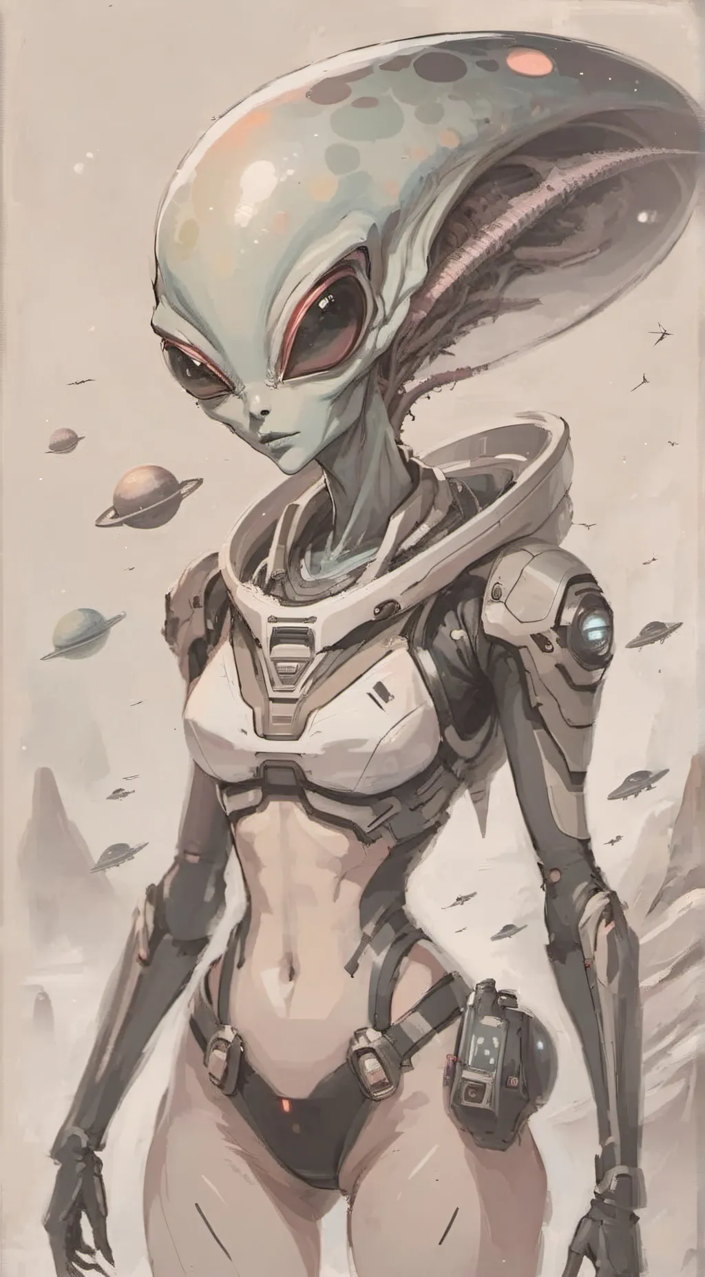 ai character: Aria background