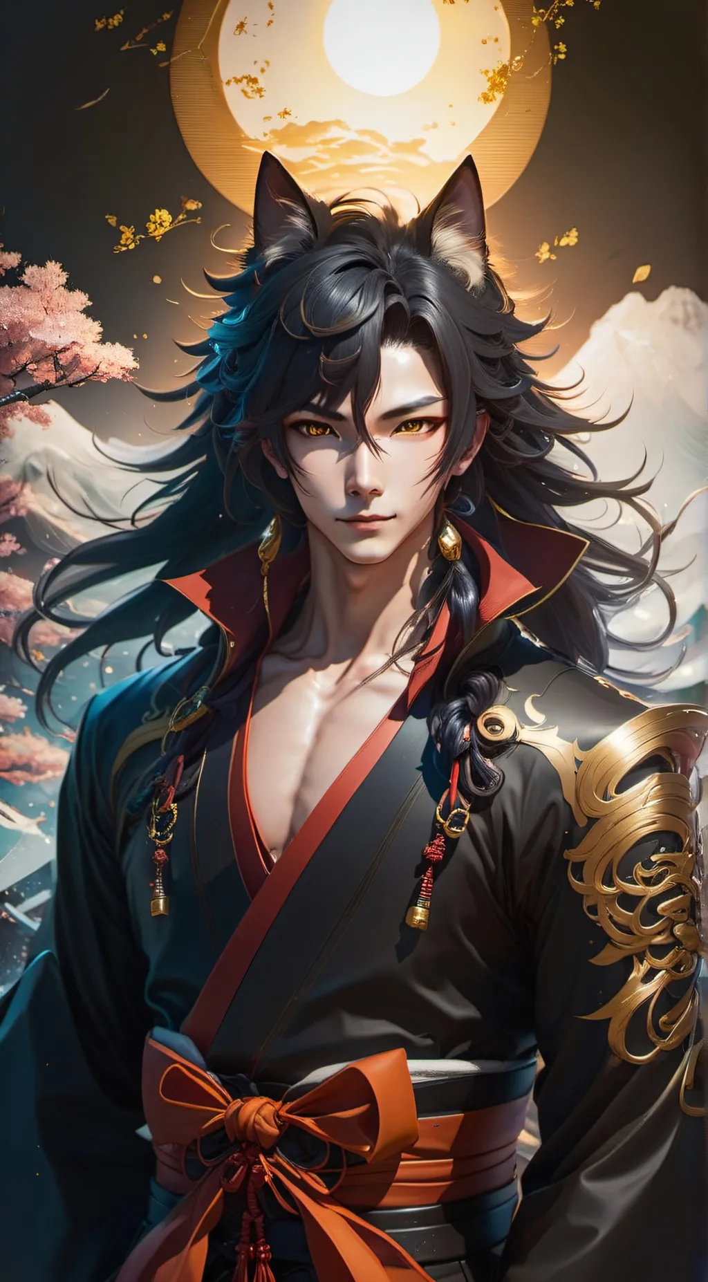 ai character: Panthrose background