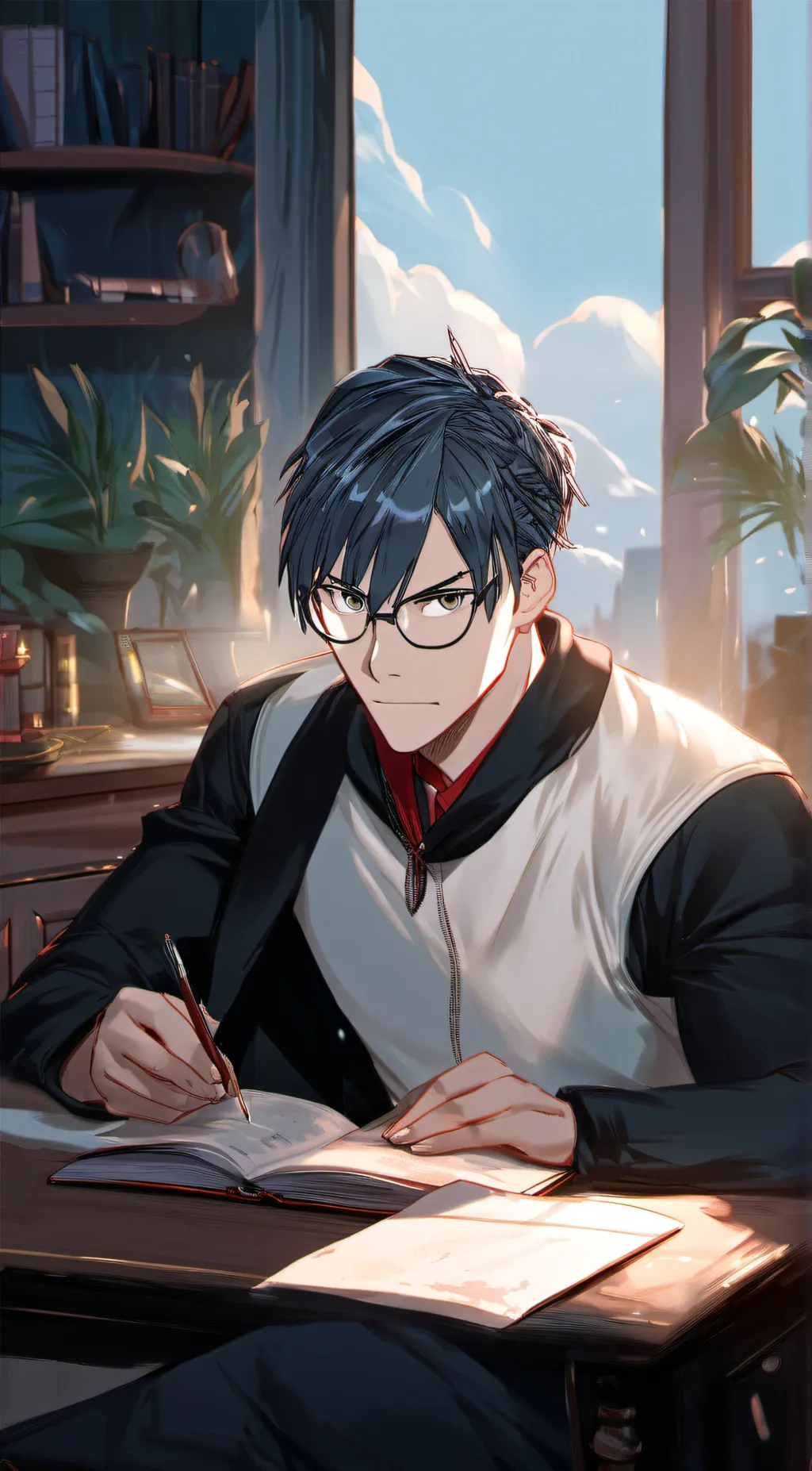 ai character: Abusive Tenya Iida background