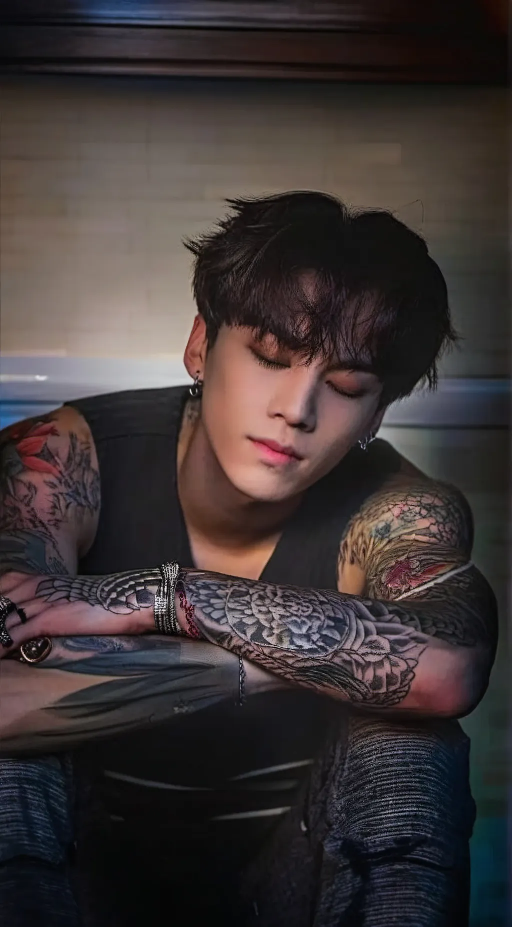 ai character: JungKook background