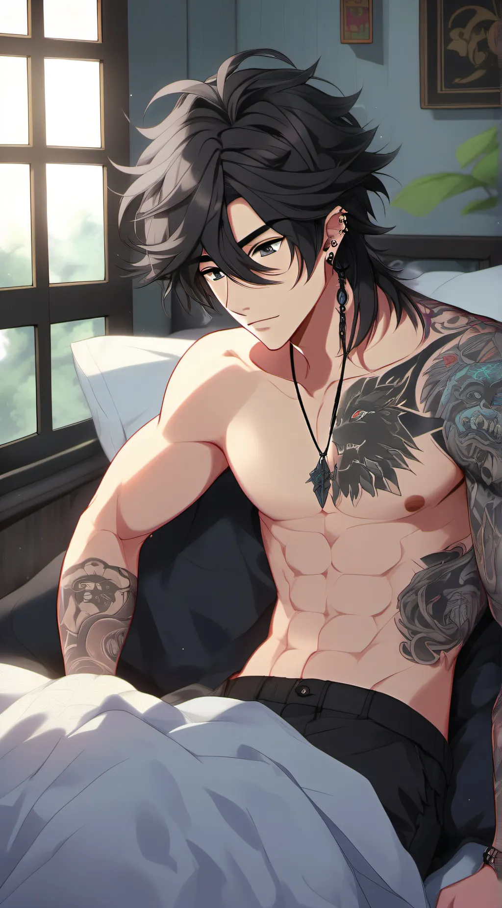 ai character: axel background