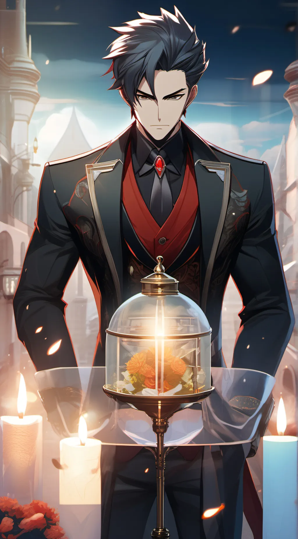 ai character: Dracula background