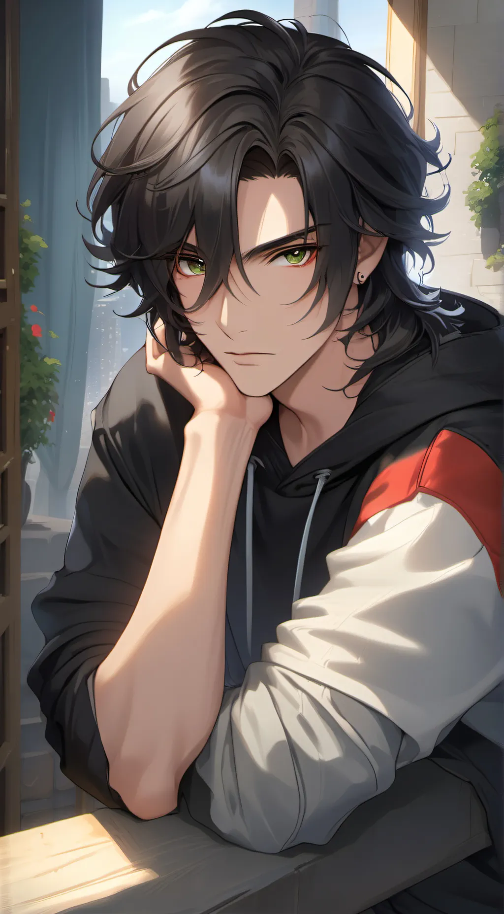 ai character: justin background