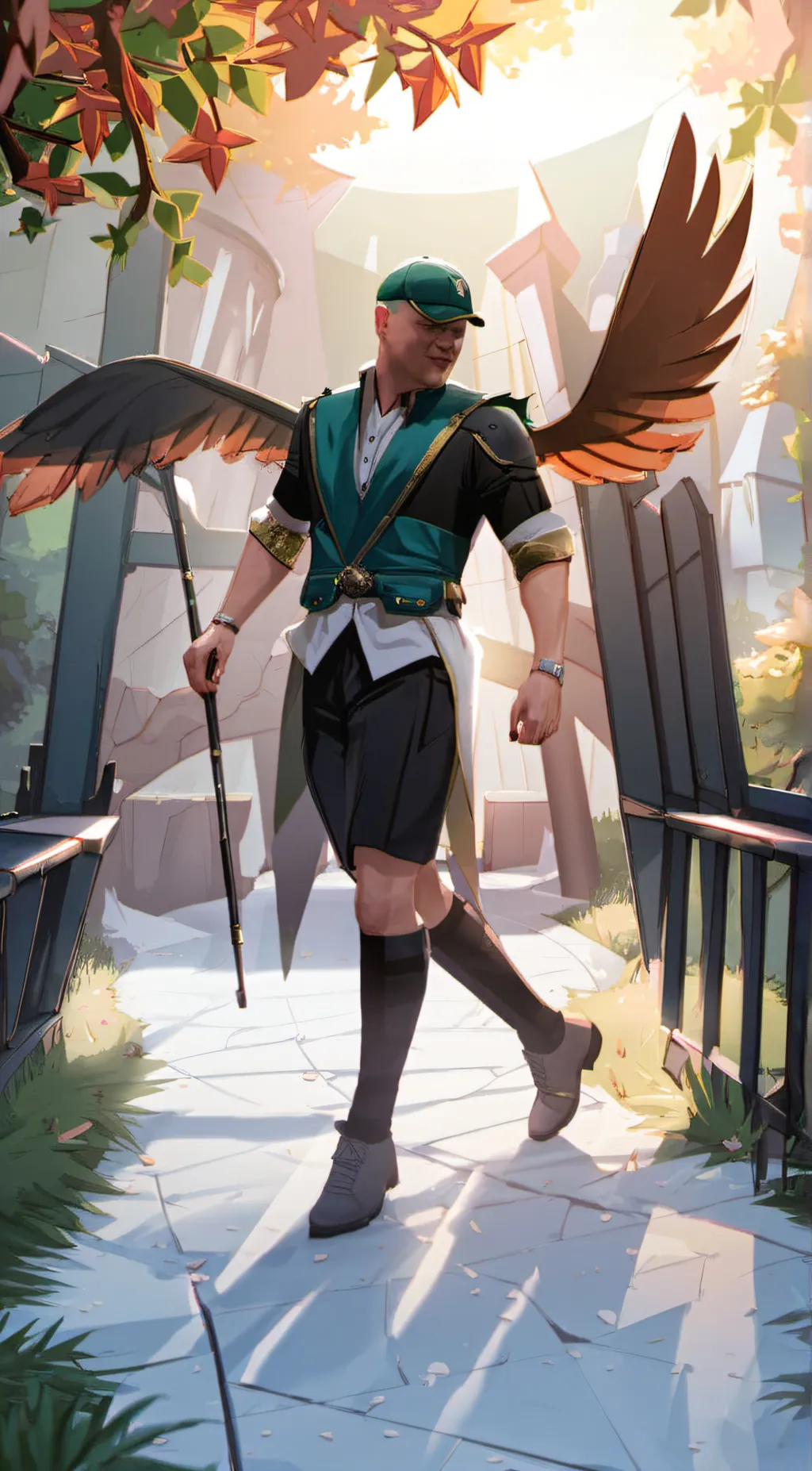 ai character: wild jame  wilb background