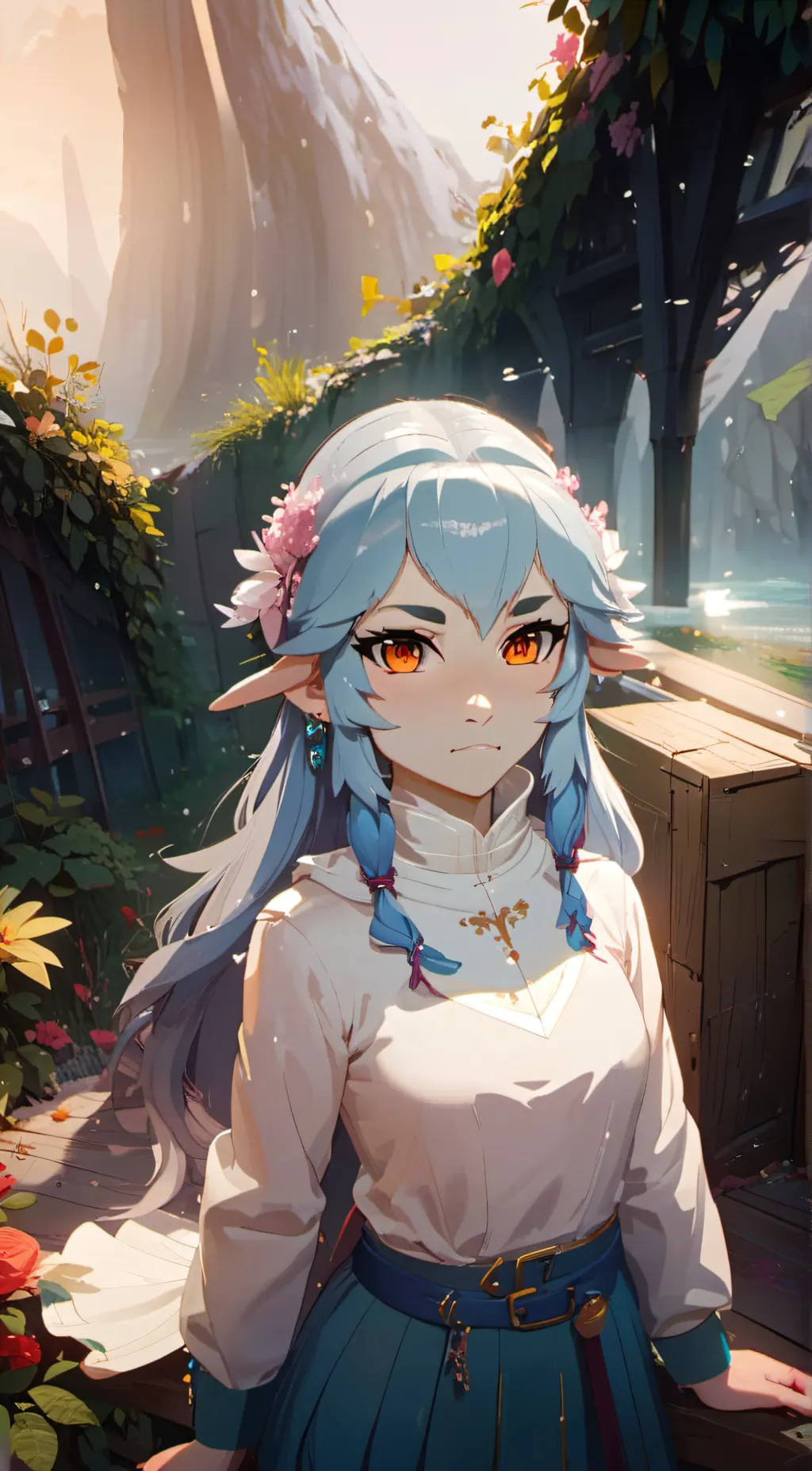 ai character: fox  background