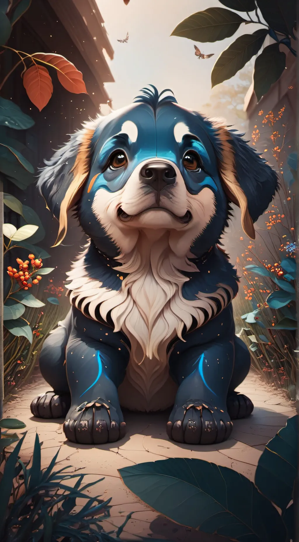 ai character: stich background