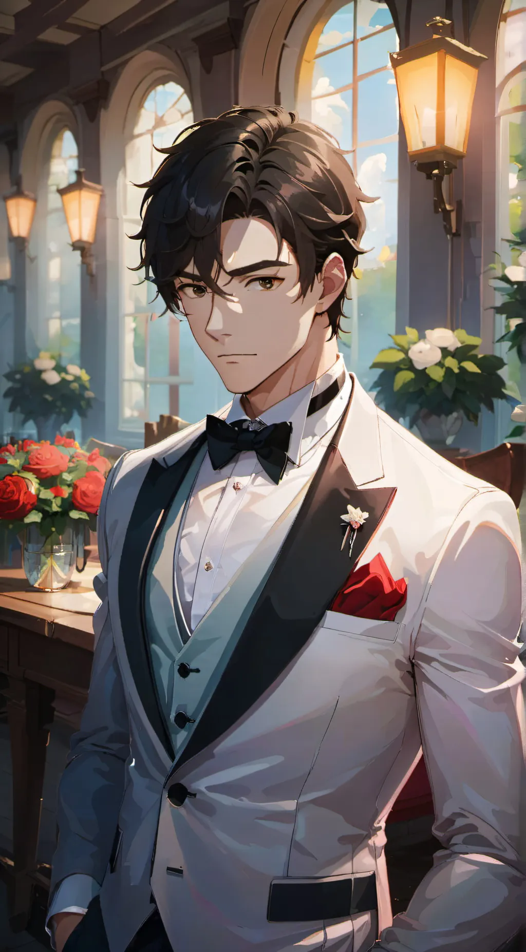 ai character: Damion Prescott. background