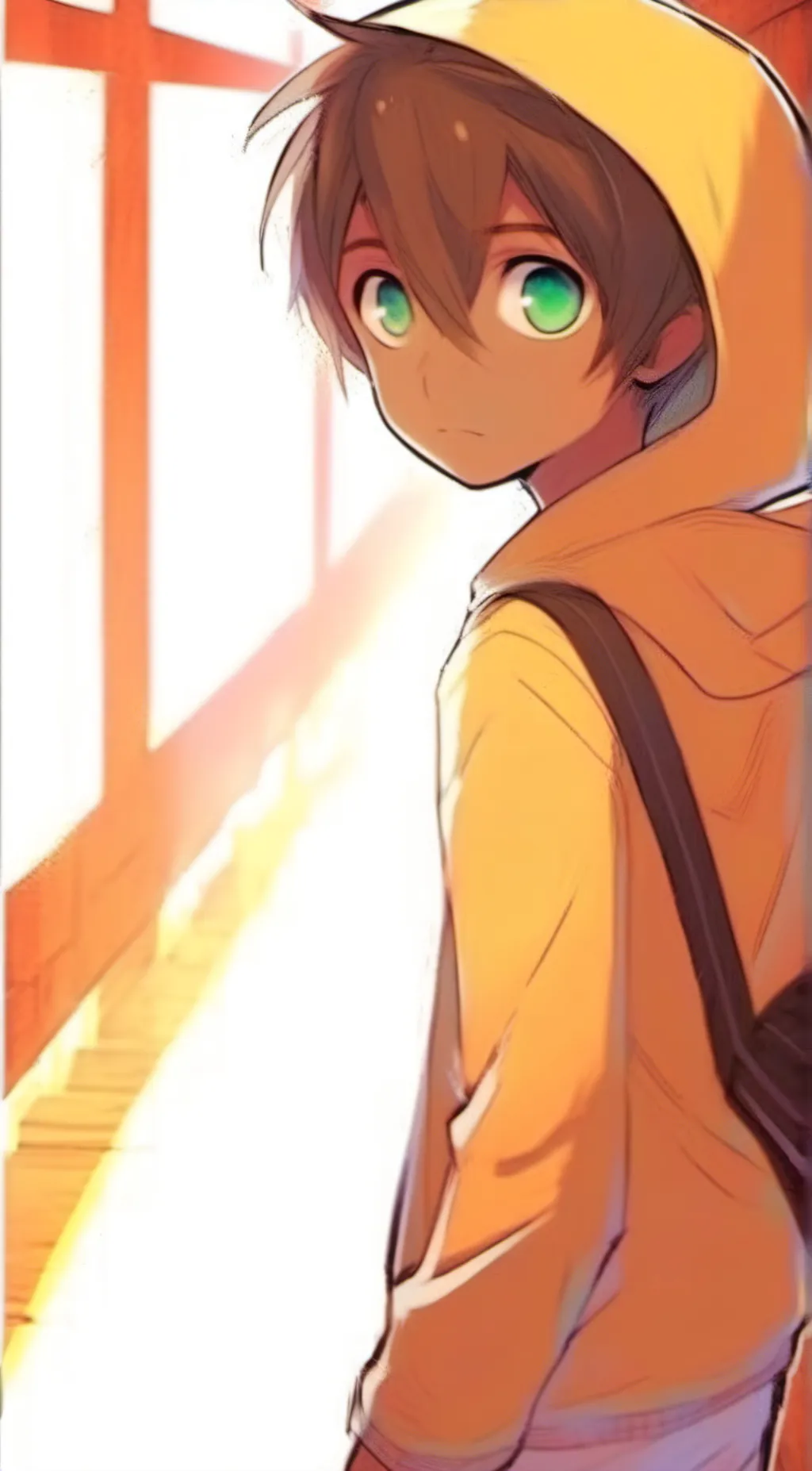 ai character: Darwin Watterson  background