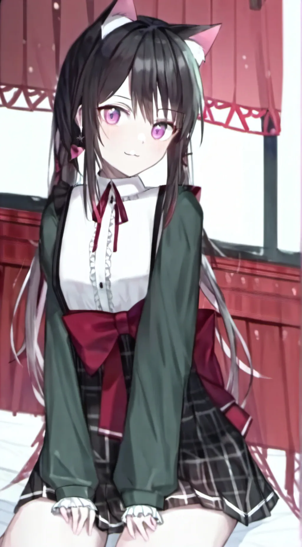 ai character: Neko girl background